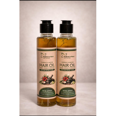 Hair Oil Bundle | Natural Herbal Oils Pack – Kudratenoor